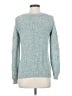 LC Lauren Conrad Chevron-herringbone Teal Pullover Sweater Size S - photo 2