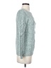 LC Lauren Conrad Chevron-herringbone Teal Pullover Sweater Size S - photo 4