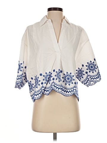 French Connection Short Sleeve Blouse (view 1)