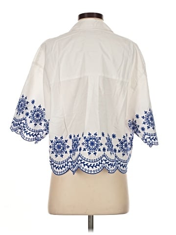 French Connection Short Sleeve Blouse (view 2)