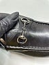 Gucci 100% Leather Black Flats Size 7 1/2 - photo 4
