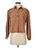Everlane Brown Long Sleeve Button-Down Shirt Size XS - photo 1