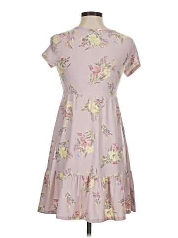 Pink Rose Casual Dress (view 2)