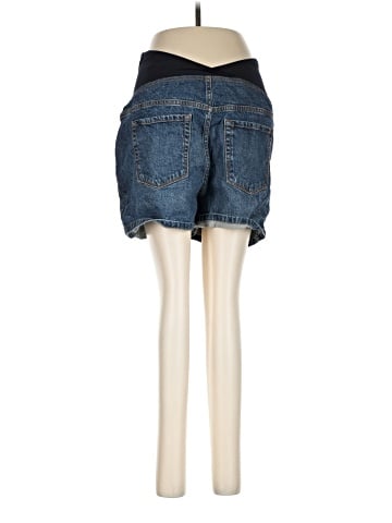 Isabel Maternity Denim Shorts (view 2)