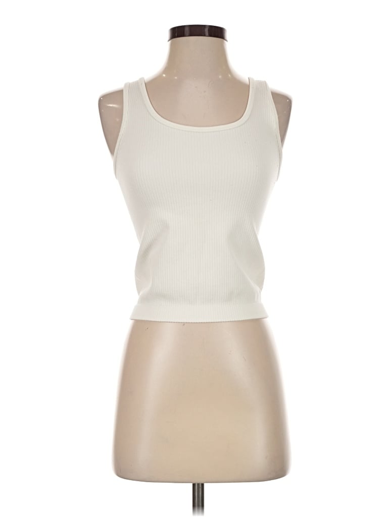 Pre-owned A New Day Tank Top Ivory Strapless Neckline Tops