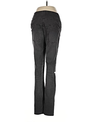 Madewell Maternity Over-the-Belly Skinny Jeans in Black Sea (view 2)