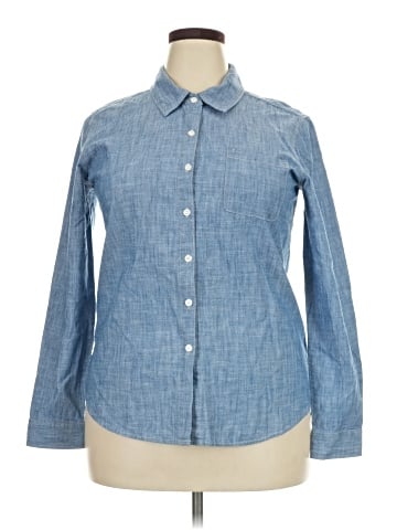 Signature collection Long Sleeve Button-Down Shirt (view 1)