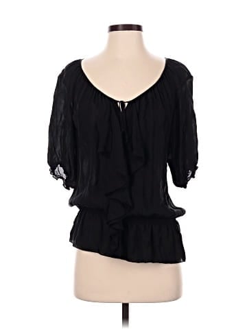 White House Black Market Short Sleeve Blouse (view 1)