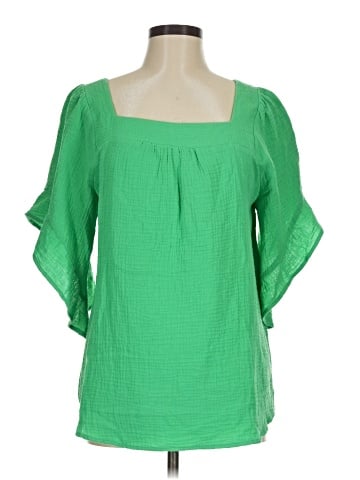 Belle By Kim Gravel 3/4 Sleeve Blouse (view 1)