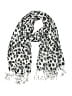 Assorted Brands Animal Print Gray Scarf One size - photo 1