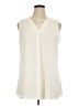 North Style Ivory Sleeveless Blouse Size XL - photo 1