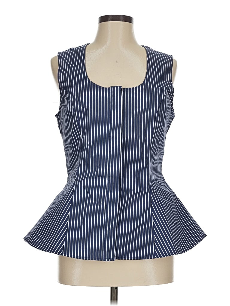 Pre-owned Glam Sleeveless Blouse In Blue