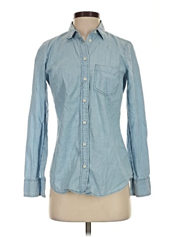 J.Crew Factory Store Long Sleeve Button-Down Shirt (view 1)