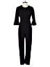 Black Halo Solid Black Jumpsuit Size 0 - photo 1