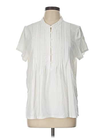 Lands' End Short Sleeve Blouse (view 1)