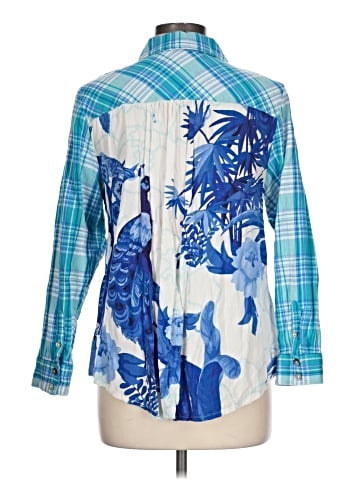 Soft Surroundings Long Sleeve Button-Down Shirt (view 2)
