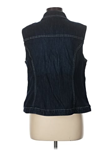 Christopher & Banks Denim Vest (view 2)