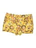 Ann Taylor LOFT Paisley Yellow Shorts Size 14 - photo 1