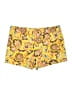 Ann Taylor LOFT Paisley Yellow Shorts Size 14 - photo 2
