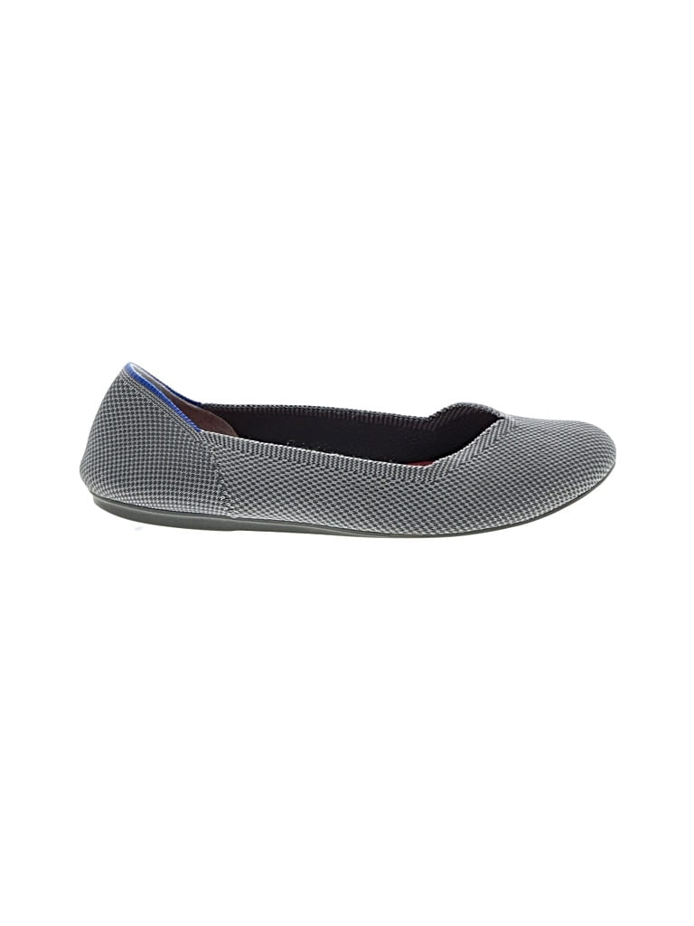 Pre-owned Rothys Flats In Gray