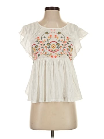 Lucky Brand Short Sleeve Blouse (view 1)