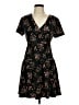 No Boundaries Floral Black Casual Dress Size L - photo 1