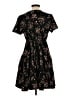 No Boundaries Floral Black Casual Dress Size L - photo 2
