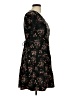 No Boundaries Floral Black Casual Dress Size L - photo 4