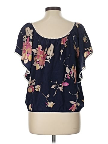 Yumi Kim Short Sleeve Silk Top (view 2)