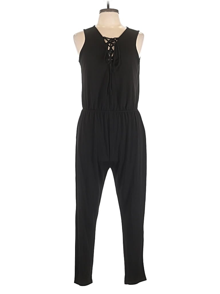 Pre-owned Ambiance Jumpsuit In Black