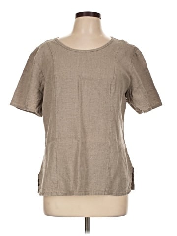Flax Short Sleeve Top (view 1)