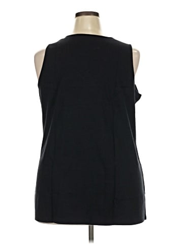 Isaac Mizrahi LIVE! Sleeveless T-Shirt (view 2)