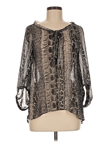 Zara Basic 3/4 Sleeve Blouse (view 1)