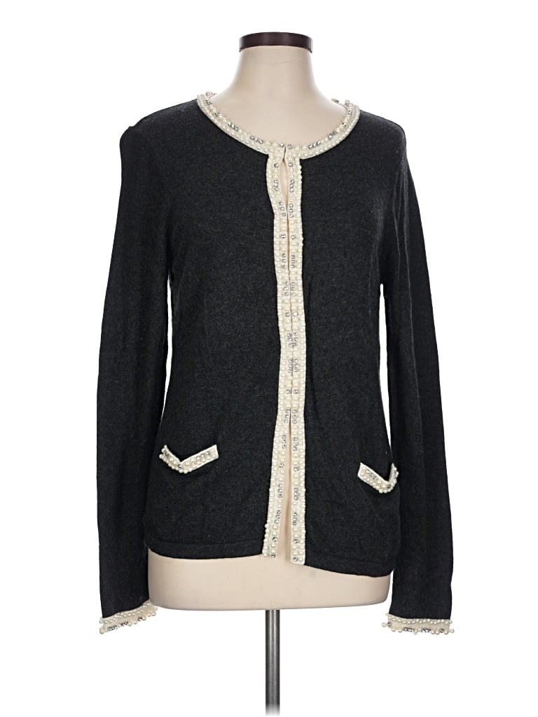 Pre-owned Derhy Cardigan Sweater In Gray