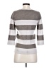 Jaeger 100% Wool Stripes Gray Wool Pullover Sweater Size S - photo 2
