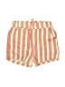 Assorted Brands 100% Cotton Stripes Orange Board Shorts Size 6-9 mo - photo 1