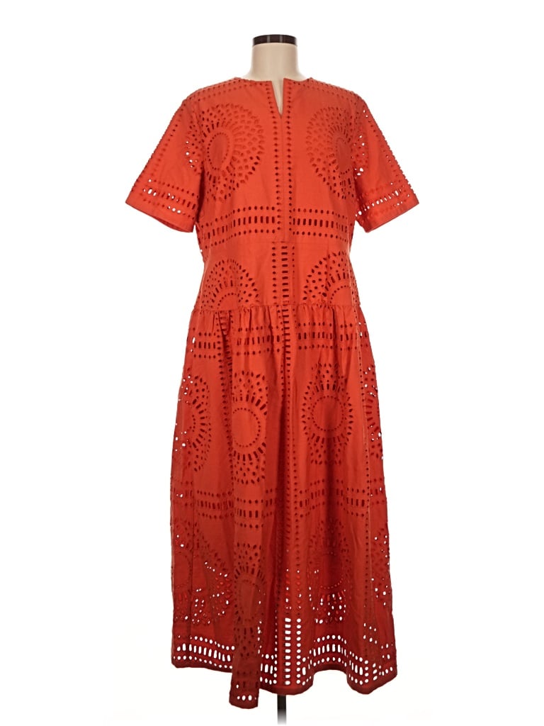 Pre-owned Misook Casual Dress In Orange