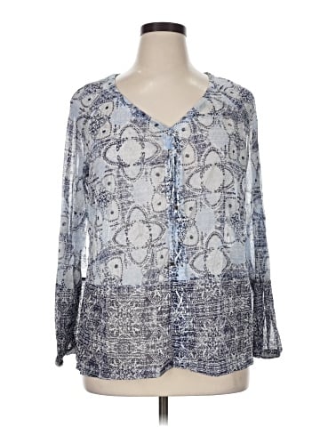 INC International Concepts 3/4 Sleeve Blouse (view 1)