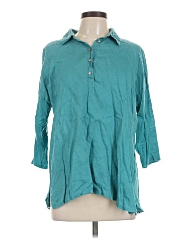 J.Jill 3/4 Sleeve Button-Down Shirt (view 1)