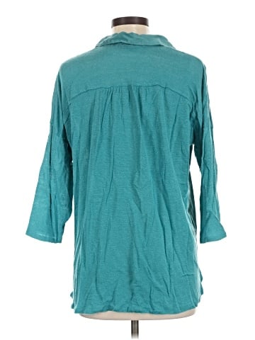 J.Jill 3/4 Sleeve Button-Down Shirt (view 2)