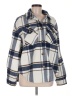 Love Tree 100% Polyester Plaid Blue Jacket Size M - photo 1