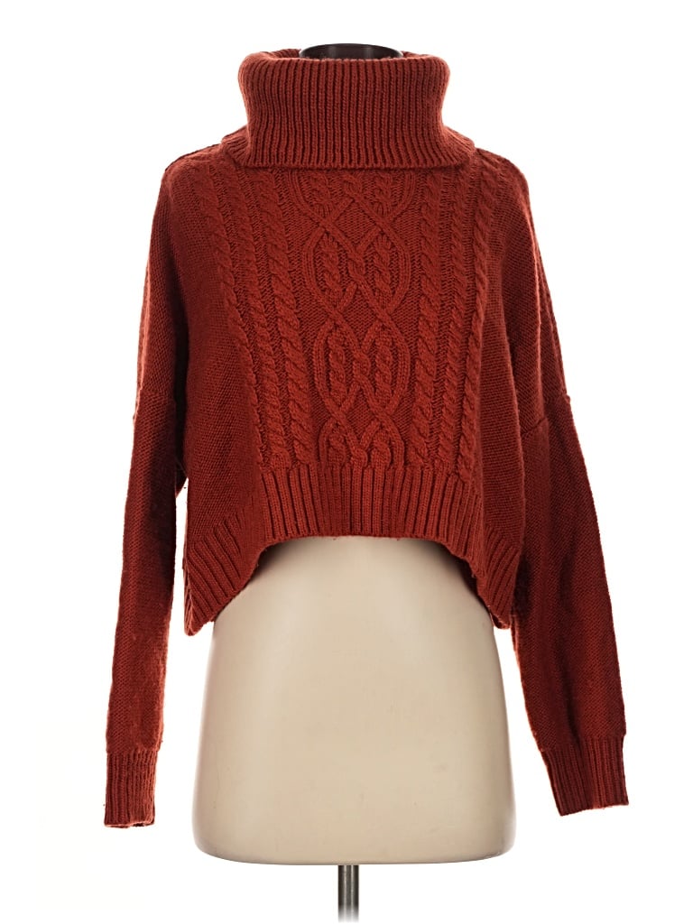 Pre-owned Jack By Bb Dakota Turtleneck Sweater In Red