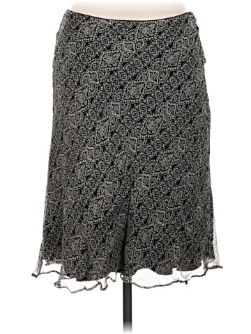 White House Black Market Silk Skirt (view 2)