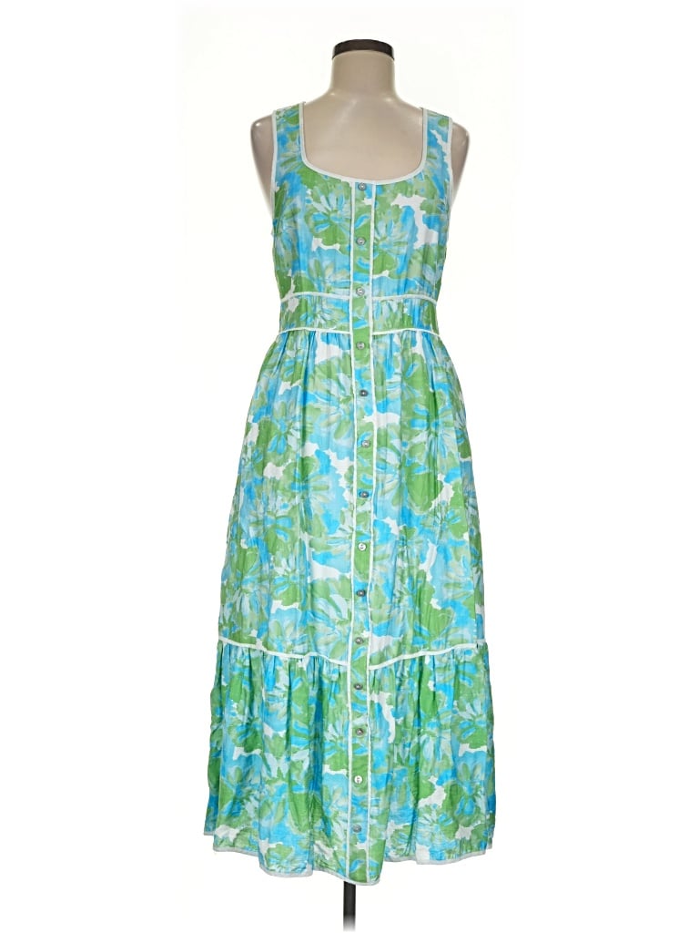 Pre-owned Entro Casual Dress In Green