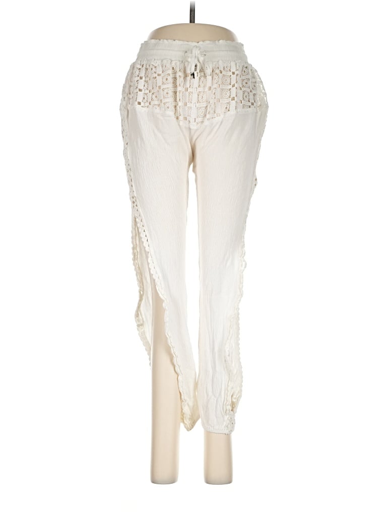 Pre-owned Solitaire Casual Pants In Ivory