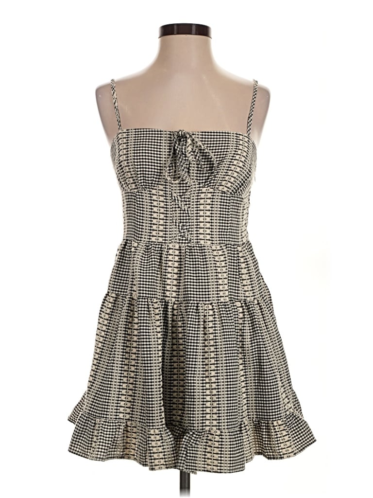 Pre-owned Edit By Nine Casual Dress In Gray