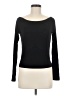 Amadi Black Long Sleeve Top Size M - photo 1