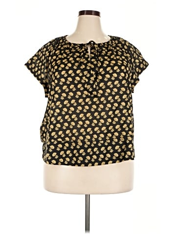Banana Republic Factory Store Short Sleeve Blouse (view 1)