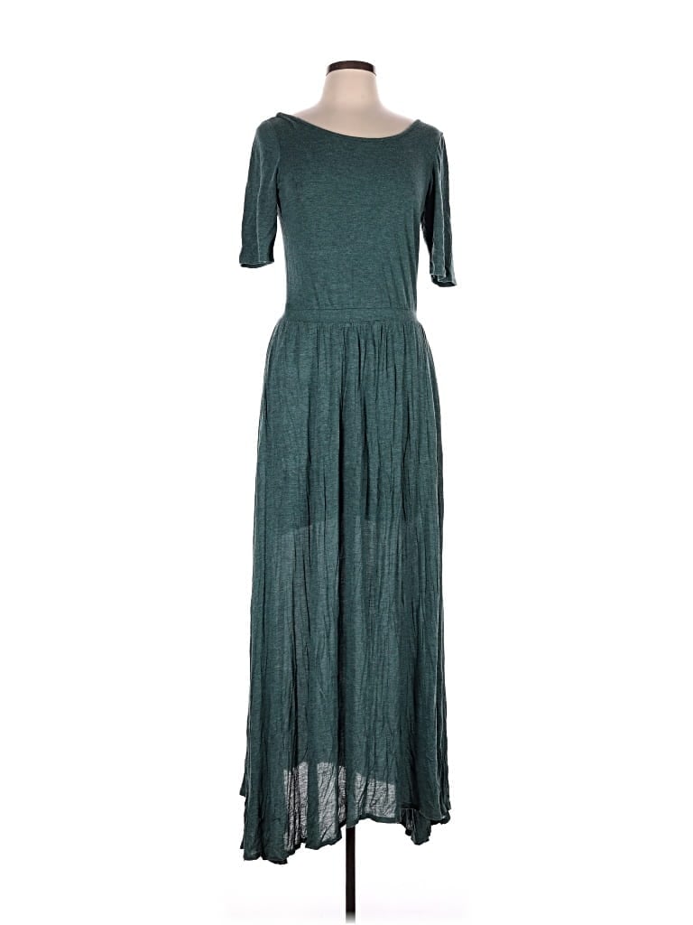 Pre-owned Bordeaux Casual Dress In Teal