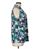 Kasper Teal Sleeveless Blouse Size L - photo 4